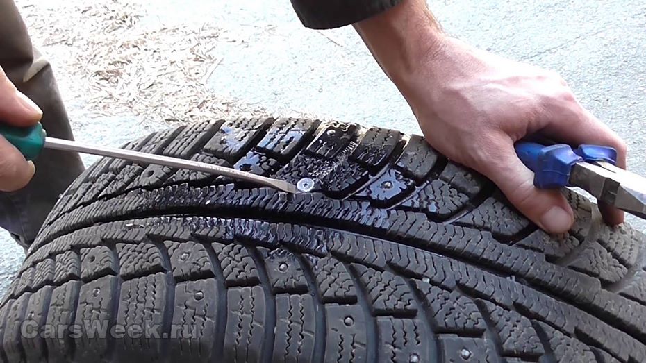 Как ремонтировать шины своими руками при проколах